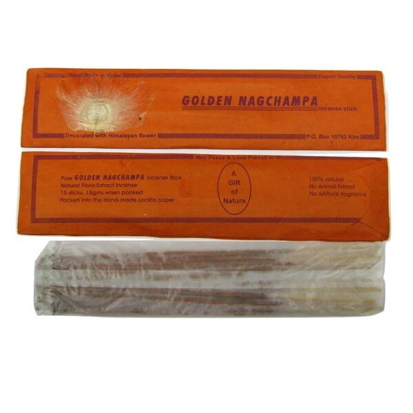 Vijayshree Golden Nag Champa Incense Sticks 15 grams: 1 2 3 4 5 6 7 8 9 or 12 